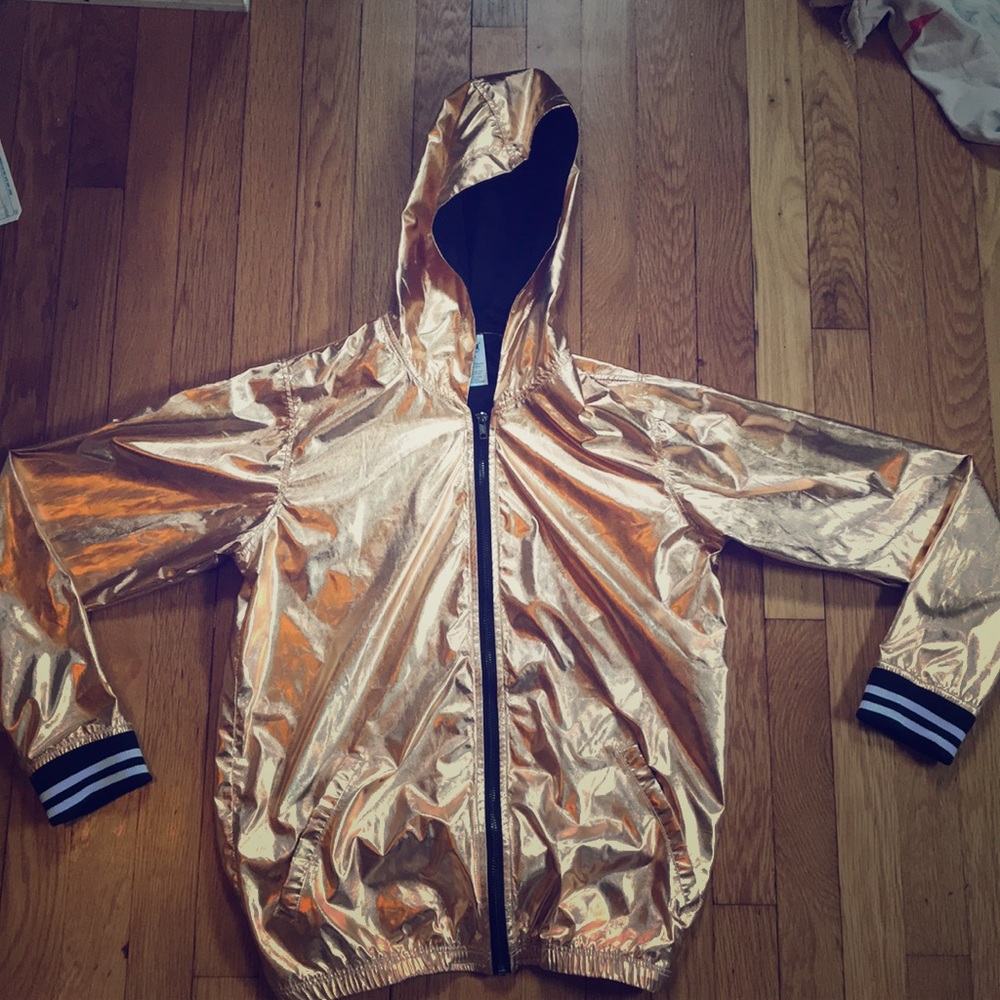 A Rose Gold Jacket, that has only been worn once.